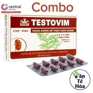 Bổ Thận Tráng Dương - Xuân Quang - Testovim - Combo