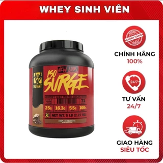 [Giá hủy diệt] Sữa Tăng Cơ Mutant ISO SURGE 5lbs (2.3kg) Tăng Cơ Phục Hồi Cơ tại WHEY SINH VIÊN