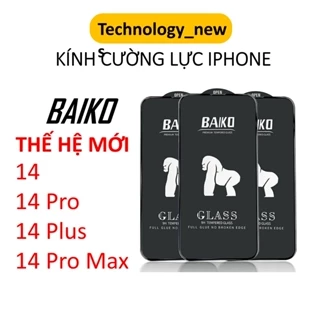 Cường lực iPhone Kingkong Baiko ip 14/ 14 plus/ 14pro/ 14 pro max full màn hình siêu mượt siêu cứng