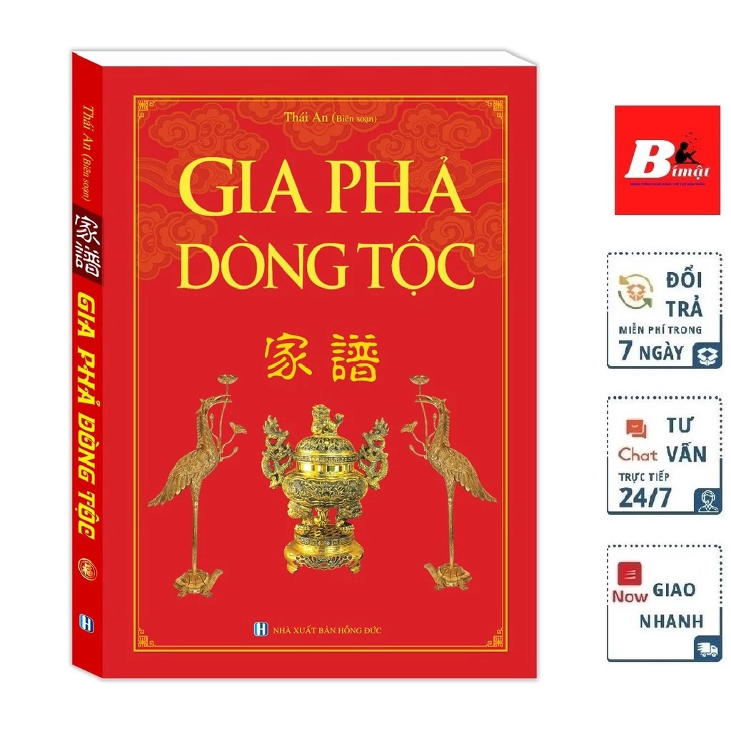 Sách - Gia phả dòng tộc (bìa cứng tái bản)