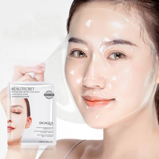 Mặt Nạ Thạch Collagen Bioaqua trong suốt BEAUTECRET Mặt nạ phục hồi da làm mờ vết thâm, duy trì làn da căng mịn