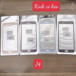 KÍNH ÉP MÀN HÌNH CÓ KEO OCA SAMSUNG J4 - KÍNH ÉP LIỀN KEO OCA SS J4