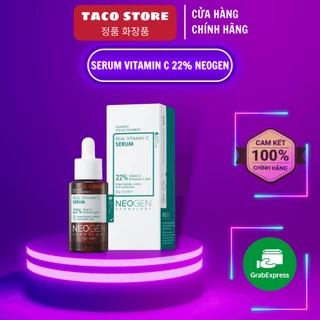 [Mã COSBAUH3 giảm 8% đơn 300K] Serum Vitamin C 22% NEOGEN Tinh Chất NEOGEN DERMALOGY REAL VITA C SERUM