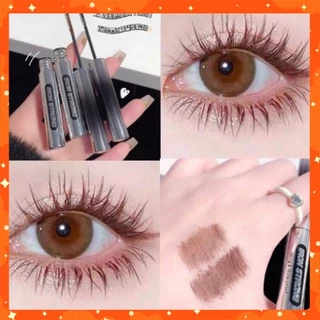 Mascara Cappuvini đầu mảnh chải mi trên và dưới cong dày tự nhiên