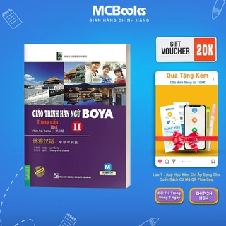 Sách - Giáo Trình Hán Ngữ Boya Trung Cấp 2 Tập 2 Mcbooks