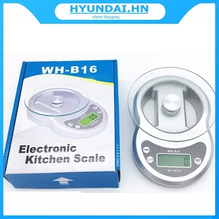 Cân điện tử nhà bếp WH-B16 7kg - 1gram màn hình LCD mặt kính cường lực, cân chuẩn chính hãng