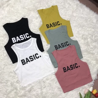 ÁO BA LỖ NỮ TANKTOP CHẤT VẢI THUN BOZIP CO GIÃN MỀM MỊN, NHIỀU MÀU DÁNG CROPTOP NGẮN TRẺ TRUNG, CÁ TÍNH