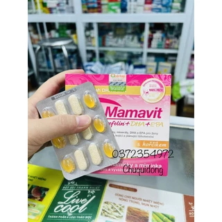 GS Mamavit Prefolin DHA EPA Bổ sung dưỡng chất cần thiết cho phụ nữ mang thai và cho con bú Hộp 60 Viên