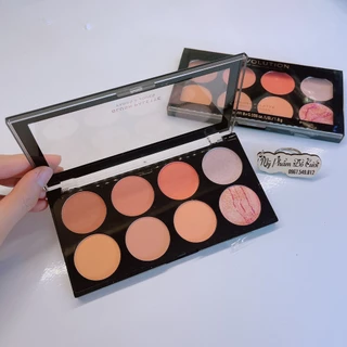 Bảng Má 8 Ô Revolution Ultra Blush 1.6g Tone Cam Hồng [Chính Hãng]