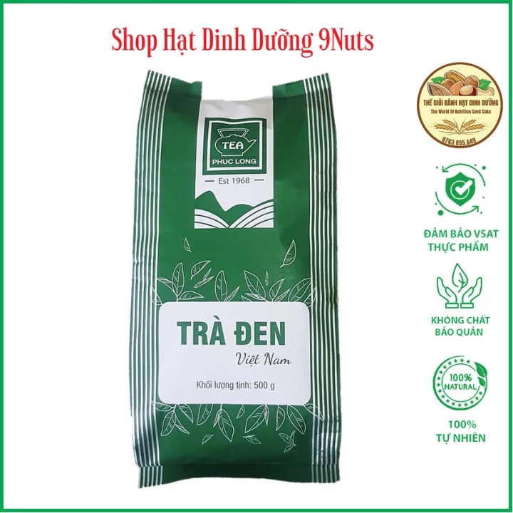 Trà Đen Phúc Long Chất Lượng Tốt, Hương Vị Đặc Trưng Túi 500 gr