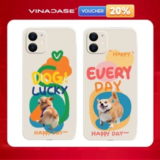 Ốp lưng Vina Case Samsung A10/A10S/A51/A32/A12/....dẻo cạnh vuông bảo vệ camera hình Dog Lucky