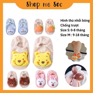 Tất thú nhồi bông 3D ngộ nghĩnh cho bé mesocshop