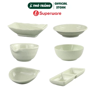 Chén, dĩa chấm màu xanh nhựa Melamine cao cấp Srithai Superware Thái Lan đa dạng mẫu mã