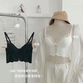 Áo BRA CORSET đệm mỏng không gọng không đường viền,không hằn lưng nâng đẩy ngực.Áo lót định hình bản to su đúc CAO CẤP