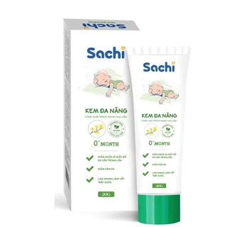 Kem Đa Năng SACHI Dưỡng Ẩm Làm Dịu Mát Da, Giảm Kích Ứng Hạn Chế Hình Thành Sẹo An Toàn Cho Bé Tuýp 20g