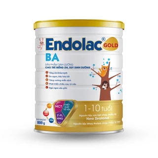 Sữa Endolac gold BA cho trẻ biếng ăn, suy dinh dưỡng loại 800gam
