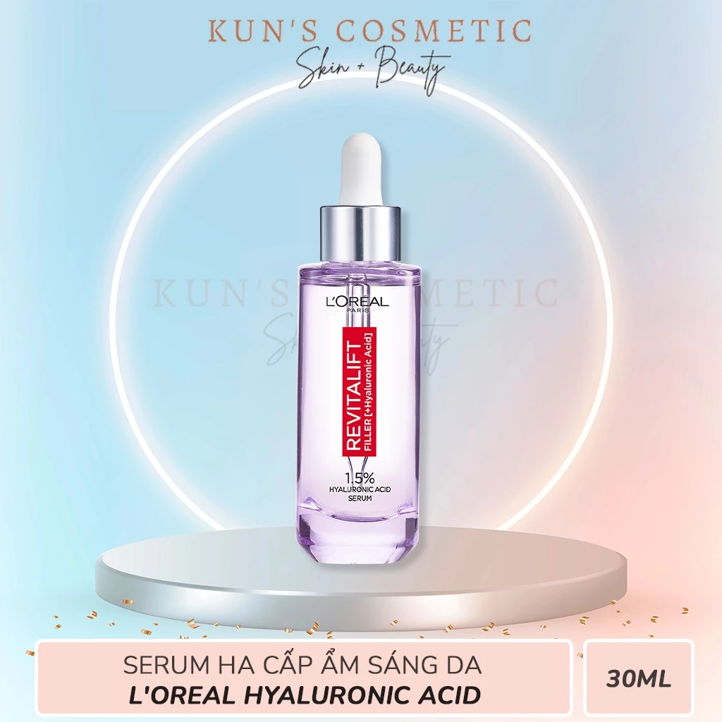 Serum HA Cấp Ẩm Sáng Da L'Oreal Hyaluronic Acid  30ml