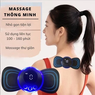 Miếng Dán Massage Xung Điện Máy Massage Toàn Thân 8 Chế Độ-19 Cường Độ Giảm Đau Nhức Hiệu Quả