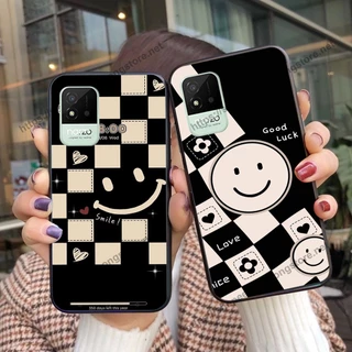 Ốp lưng Realme Narzo 50i / Narzo 50a prime / Norza 30a caro mặt cười cute, giá rẻ cực đẹp nhiều mẫu ốp gấu