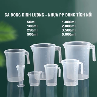 Ca Đong Định Lượng Pha Chế Đẹp Dày (500ml - 1L - 2L - 3L - 3.5L - 5L)