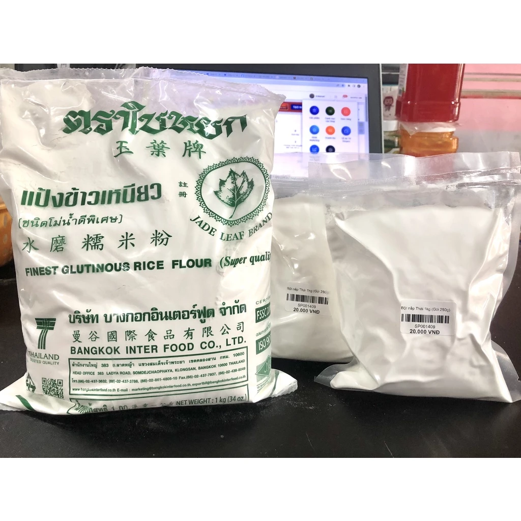 Bột Nếp Thái gói nhỏ 250g - 500g dùng làm bánh trôi nước , bánh cam