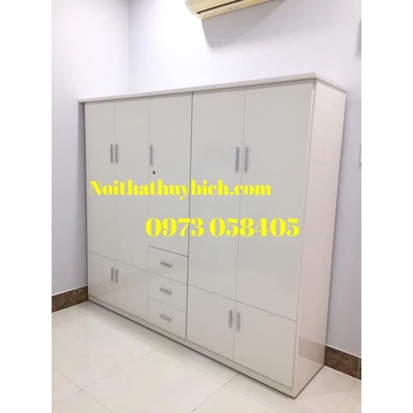 Tủ quần áo nhựa Đài Loan(2m05x180x48)freeship + Lắp Ráp.