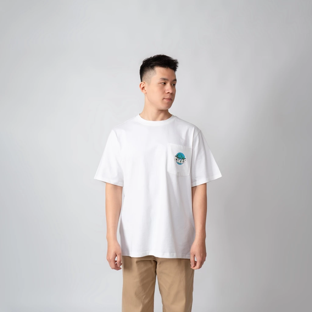 Áo Thun EMAS Earth Pocket Tee/White