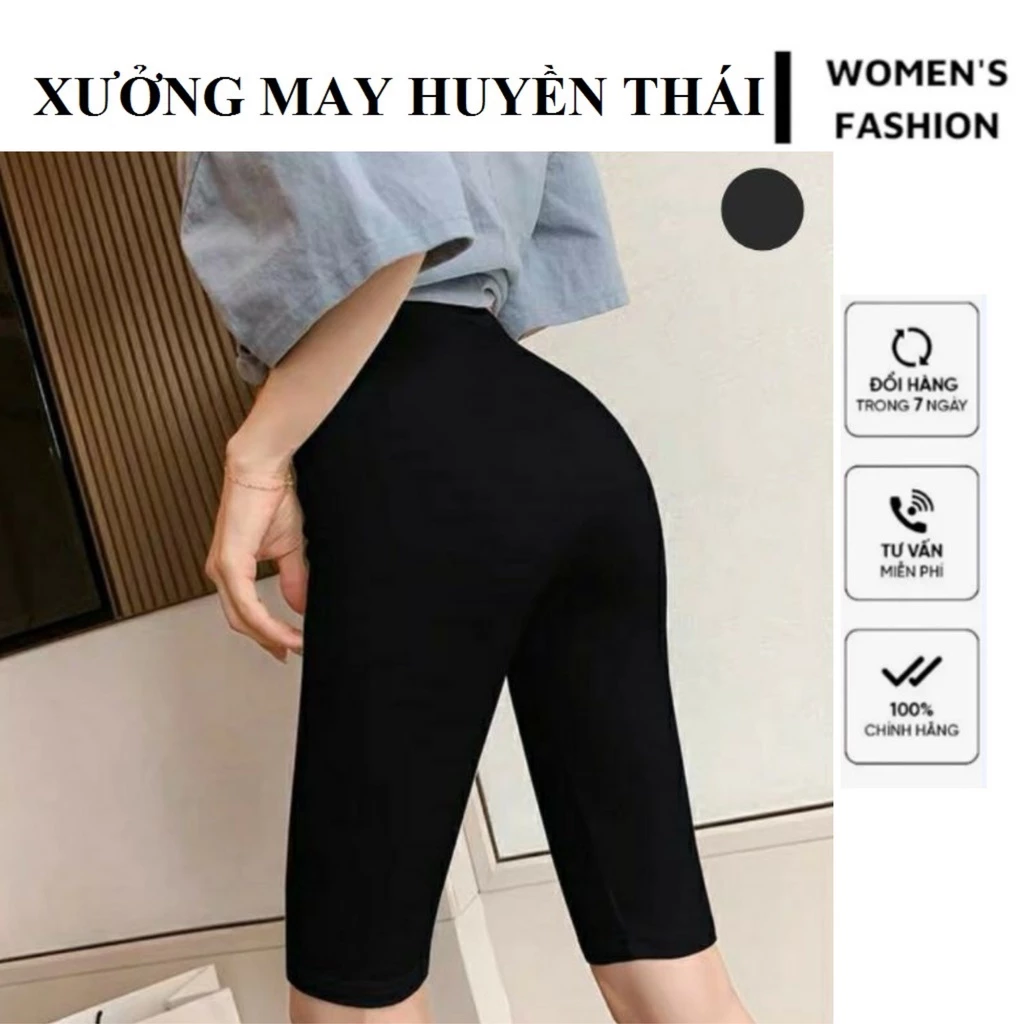 Quần Legging Ngố Cạp Cao