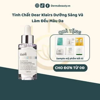 [Nhập Khẩu]Tinh Chất Vitamin C Giúp Mờ Thâm Nám, Trắng Sáng Dành Cho Da Dễ Kích Ứng Klairs Freshly Juiced Vitamin Drop 3