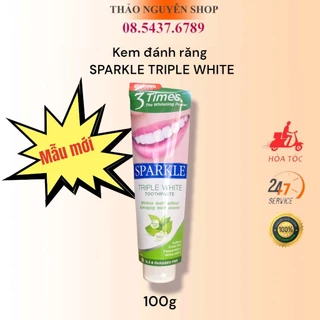 Kem đánh răng Sparkle Triple White 100g