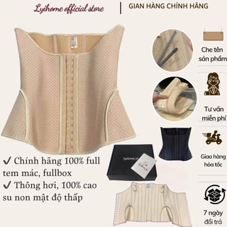 [CHÍNH HÃNG NHẬP KHẨU NGUYÊN CHIẾC] Đai nịt bụng LATEX thông hơi Lyihome cải tiến che mỡ lưng bụng