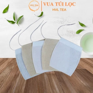 Túi lọc trà bằng Giấy Hình Trống có dây rút tiện dụng, 100 túi/sp - HVL TEA