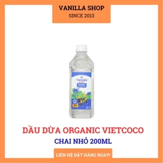 Dầu dừa nguyên chất Vietcoco 250ml Organic