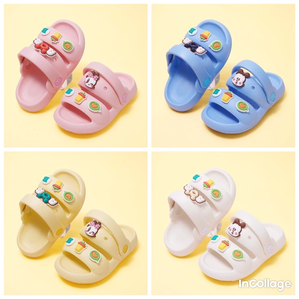 Dép trẻ em Bob Dou mùa hè 2023 nhựa EVA cao cấp đế nhẹ cho bé 3-8 tuổi