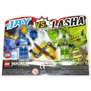 ❤️ Đồ chơi lắp ráp Iego Legacy Jay vs. Lasha blister pack, ID 111904 - Set 2 nhân vật Ninjago Jay vs. Lasha