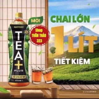 Trà ÔLong TEA+Plus Chai 1 Lít Siêu To