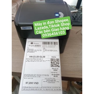 Máy in đơn hàng Shopee, Máy in đơn hàng TMĐT...in đơn các bên giao hàng Xprinter XP 420B