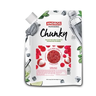 ANDROS CHUNKY VẢI HOA HỒNG 1KG