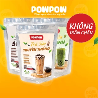 Set trà sữa KHÔNG CÓ TRÂN CHÂU vị Thái Xanh Thái Đỏ Phúc Long thơm ngon dễ uống POWPOW