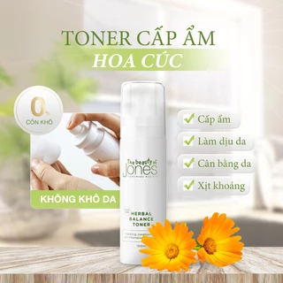 Toner cấp ẩm cho da mụn nhạy cảm The Beauty of Jones 100ml