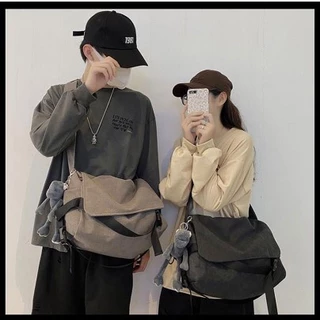 Túi Vải đeo chéo nam nữ vải canvas phong cách ulzzang unisex giá rẻ đi học đi chơi