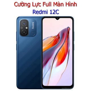 (F50) Miếng Dán Cường Lực Xiaomi Redmi 12C Full Màn Hình