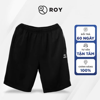 Quần Short Nam ROY VN - Quần Short Nam Thể Thao Cao Cấp Vải Thun Poly 2 Da Dày Dặn Lưng Thun Có Dây Rút Khóa Kéo