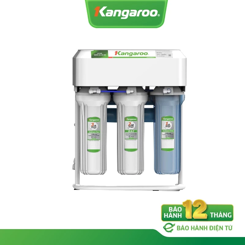 [LẮP ĐẶT 0Đ HN] Máy lọc nước RO 6 lõi Kangaroo KGRP68EC - không vỏ tủ