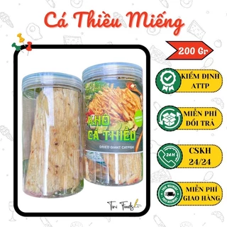 KHÔ CÁ THIỀU CÁN TẨM GIA VỊ 200Gr - Dai thơm ngọt ngon - Ăn vặt giá rẻ