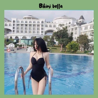 Bikini, Bộ Đồ Bơi Đi Biển Liền Thân, Một Mảnh Đan Đây 2 Bên BELLA MS41