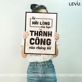 Tranh trang trí LEVU085: Sự hài lòng của bạn là thành công của chúng tôi