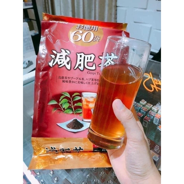 Trà Giảm Mỡ Bụng Genpi Orihiro Nhật Bản 180g (Date 2028)