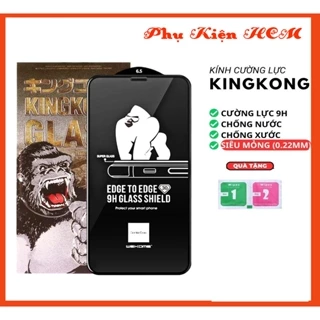 [HCM] Kính Cường Lực KingKong Cho Iphone 6/6s/7/7/plus/8plus/x/ Xs Max/11/11pro/11promax Full Màn Siêu Chống Va Đập