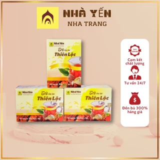 Trà yến Thiên Lộc hòa tan hộp 20 gói nhà yến Nha Trang giúp kích thích vị giác, tăng sảng khoái tinh thần